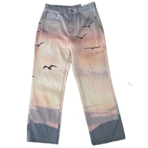 BDG Sunset Print Cowboy Jean